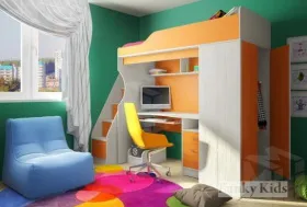 Кровать-чердак Фанки Кидз 11