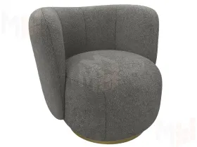 Кресло Лига-072 ( букле CAMBY 86 темно-серый )