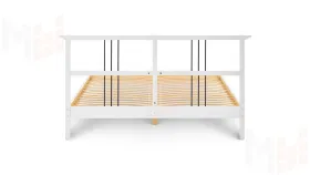 Кровать из массива Войвыв 160*200 белая