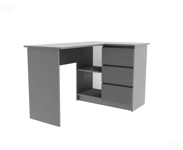 Стол письменный угловой Мори МС-16 графит