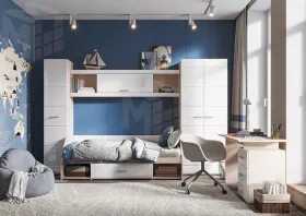 Детская Симба композиция-1 белый глянец