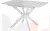 Стол раскладной стеклянный Твин Лофт 130 Белый