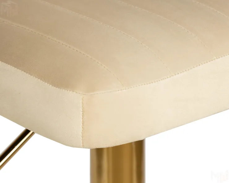 Стул барный DOBRIN CHARLY GOLD (бежевый велюр (MJ9-10))