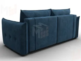 Диван прямой Лига-100 НПБ ( BRUT 11 синий )