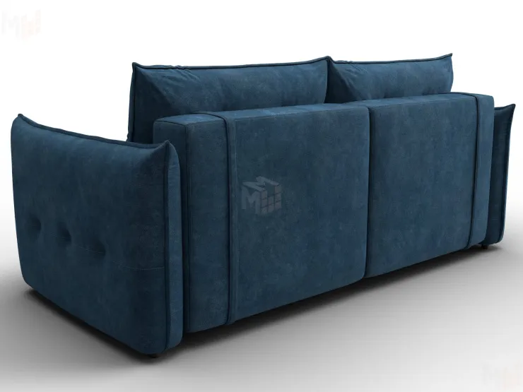 Диван прямой Лига-100 НПБ ( BRUT 11 синий )