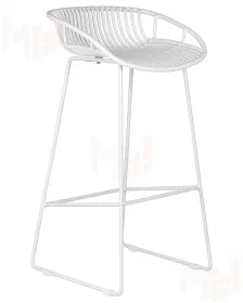 Стул барный DOBRIN FRANK (белый)