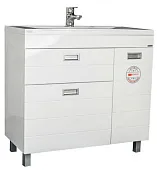 Тумба под умывальник "Elen 90" Cube с двумя верхними ящиками В2 Домино