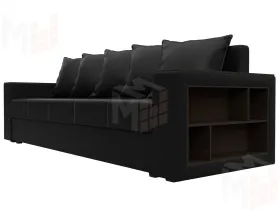 Диван прямой Дубай Лайт ( Черный )
