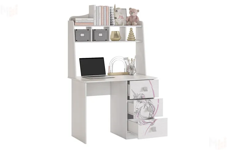 Стол  Фэнтези белый рамух