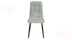 Стул Аспен К1С Черный муар, Велюр Confetti Silver