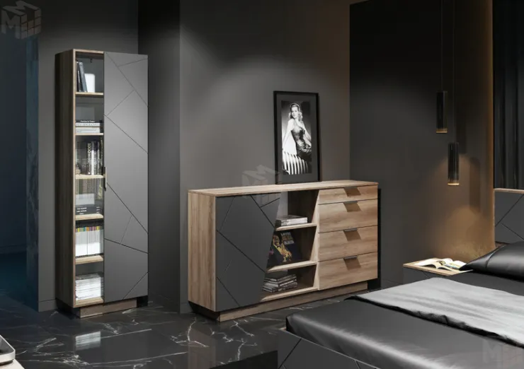 Комод Даллас КМ 01 1704 4 ящика