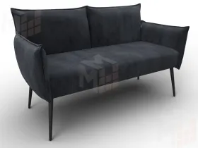 Диван прямой Лига-083 ( велюр TOWER 11 темно-серый )