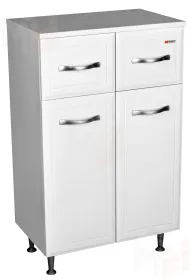 Комод для ванной Домино 50 с двумя ящиками Идеал