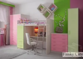 Детская мебель Фанки Сити, композиция 3/4