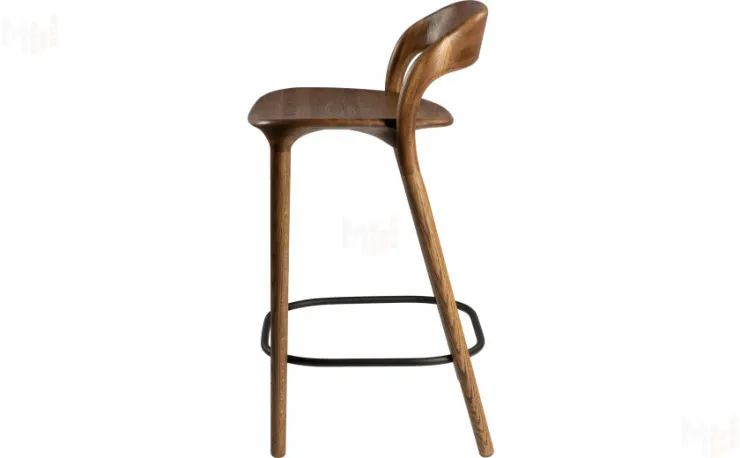 Стул полубарный деревянный из массива дуба Соул  Дуб темный