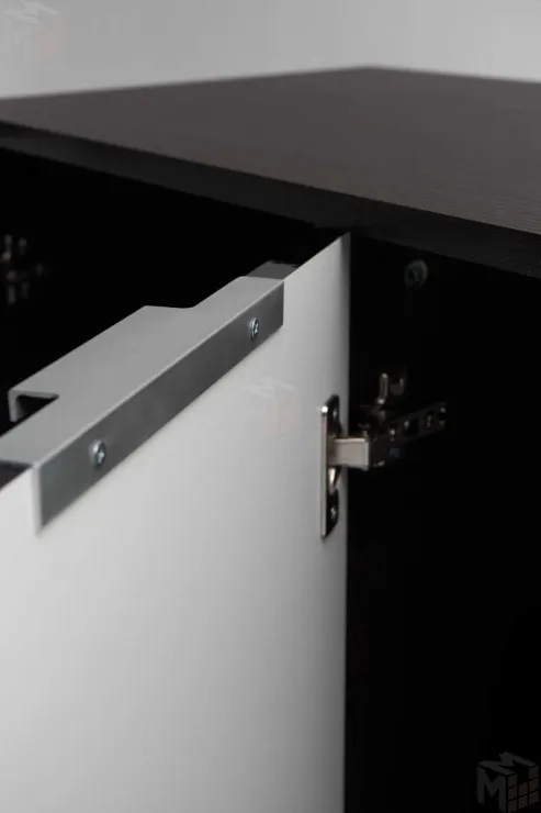 Комод Стокгольм (венге/черный матовый)