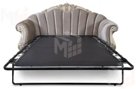 Диван Марселла 3х местный крем глянец