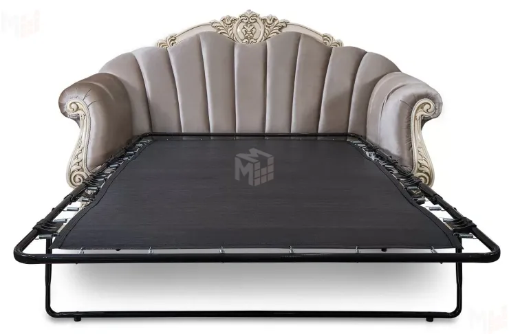 Диван Марселла 3х местный крем глянец