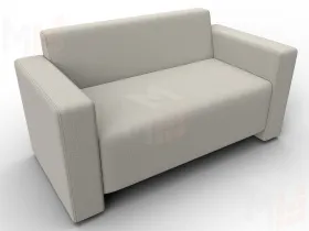 Диван прямой Лига-093 ( Амур 02 бежевый )
