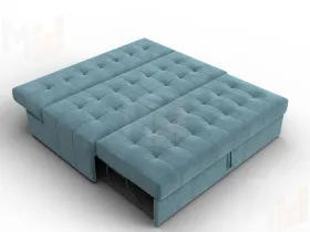 Диван прямой Лига-107 (160) ( SEVEN 113 бирюзовый )