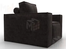 Кресло Лига-081 НПБ ( BRUT 17 коричневый )