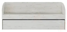 Кровать-софа  ГРЕТТА  с доп.спальным местом Дуб Крафт белый