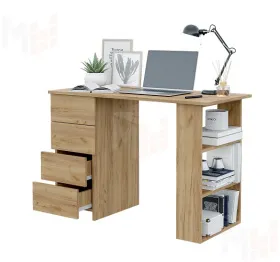 Стол письменный Асти-3 (крафт золотой)