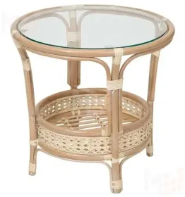 Стол из ротанга «Пеланги» круглый