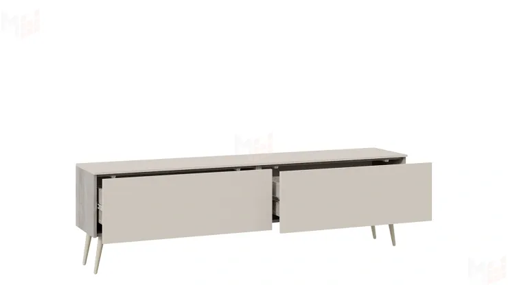 Тумба ТВ Порто с опорами - СМ-393.03.011  Баттл Рок, Сантьяго софт