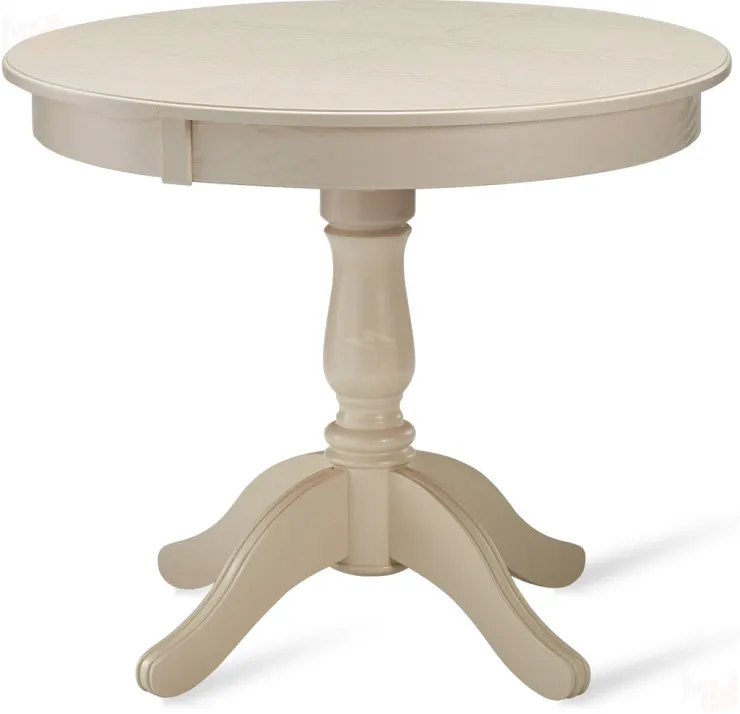 Стол деревянный раздвижной Вэлт D110 Слоновая кость