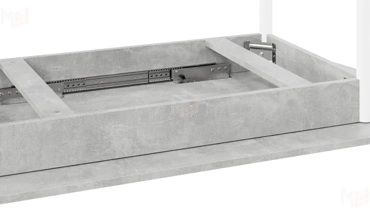 Стол обеденный Крит Белый, Ателье светлый