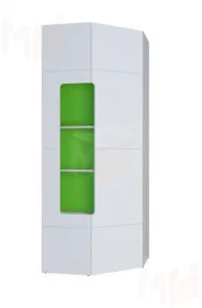 Шкаф угловой с полками Палермо-3_Ю ШК-017