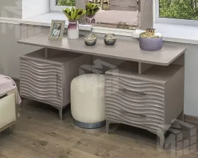 Туалетный столик Гравита серый камень глянец