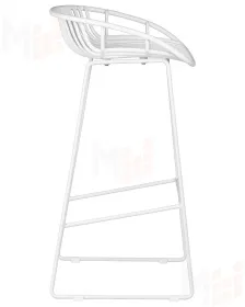 Стул барный DOBRIN FRANK (белый)