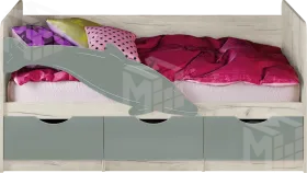 Кровать Дельфин №1 (1,6) шарли бриз