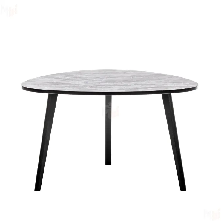 Стол журнальный Leset Квинт (Черный лак/Графит)