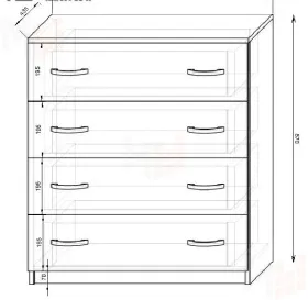 Детская мебель Фанки Кидз Классика, комната №1