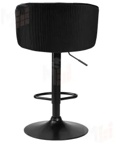 Стул барный DOBRIN DARCY BLACK (черный велюр (1922-21))