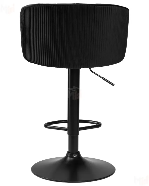 Стул барный DOBRIN DARCY BLACK (черный велюр (1922-21))