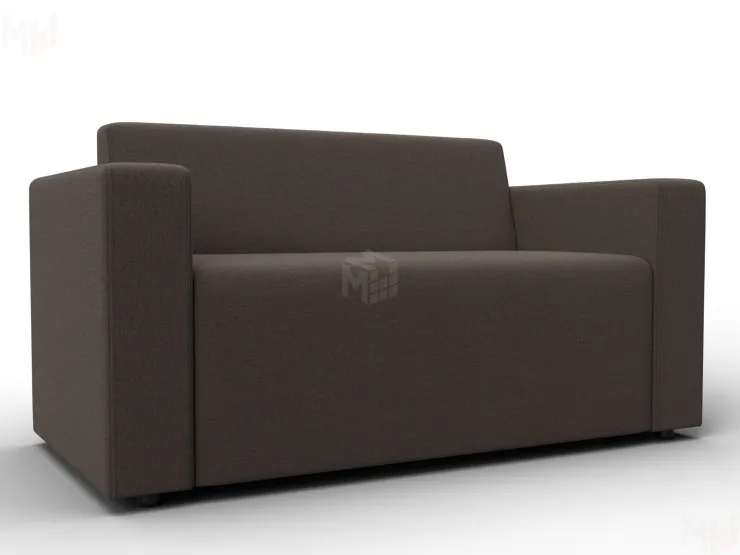 Диван прямой Лига-093 ( Амур 05 коричневый )