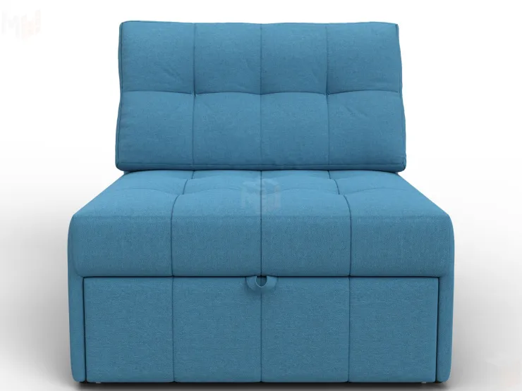 Кресло-кровать Лига-107 (80) ( Амур 10 голубой )