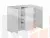 Тумба Сириус 2 двери 3 ящика 117*95 белый