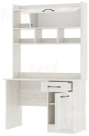 Компьютерный стол ПКС-2 ( Дуб Крафт белый)