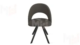 Стул Гэтсби К2 Черный муар, Велюр Confetti Stone