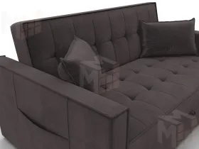 Диван прямой Лига-104 (140) ( SEVEN 727 коричневый )