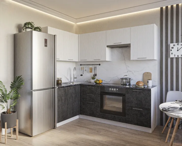 Солара (Акация Белая, Бетон Тёмный)