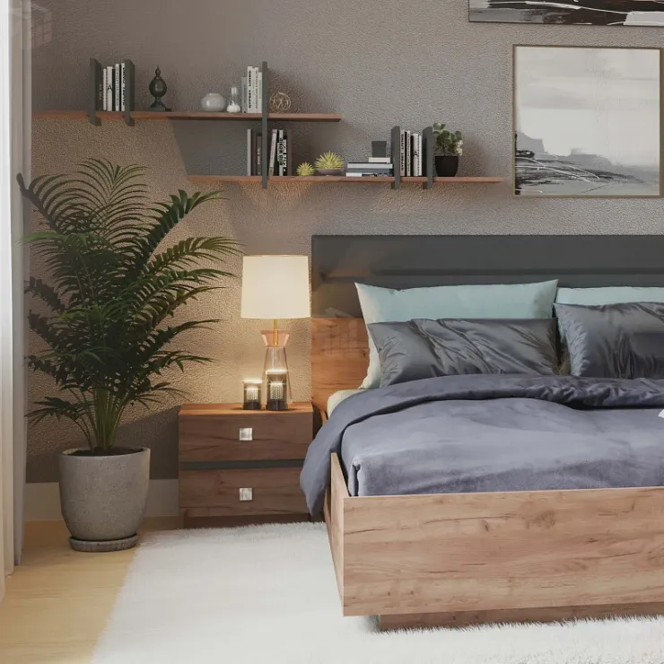 Тумба прикроватная Neo 411 Дуб табачный