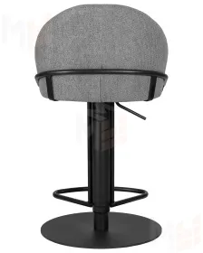 Стул барный DOBRIN OLIVER (серая ткань (FLY1347-17))