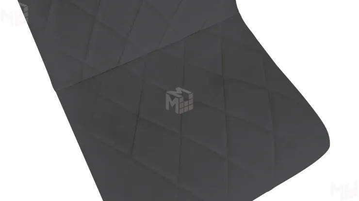 Стул Чили ромб СРП-052 Эмаль белый матовый  Grafit (темно-серый)