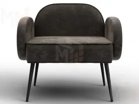 Кресло Лига-086 ( велюр NUVOLA 31 коричневый )